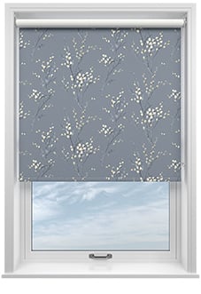 Laura Ashley Pussy Willow, Dark Seaspray - Roller Blind